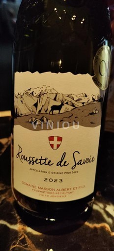 Savoie và Bugey Roussette-de-savoie Domaine Masson Appert et Fils 2023