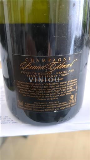 Champagne Grand Cru Bonnet-Gilmert de Réserve 2014