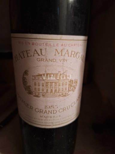 Bordeaux Margaux Premier Grand Cru Classé Château Margaux Grand Vin 1985