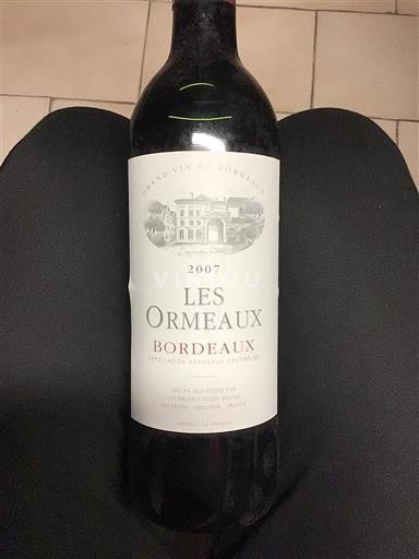 Bordeaux Les Ormeaux 2007