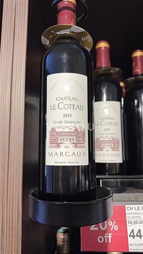 Bordeaux Margaux Château Le Coteau Gravelines 2019
