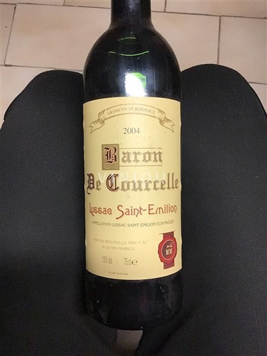 Burdeos Lussac-Saint-Émilion Baron de Courcelles 2004