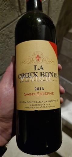 Burdeos Saint-Estèphe La croix bonis 2016