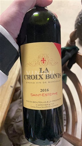Bordeaux Saint-Estèphe La croix bonis 2016