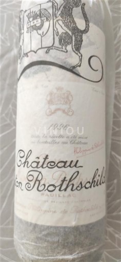 Bordeaux Pauillac Grand Cru Château Mouton Rothschild 1996