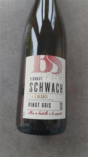 Alsace Pinot xám Bernard Schwach 2018