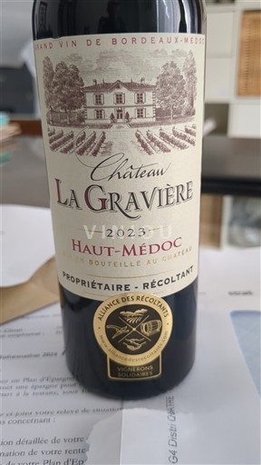 Bordeaux Haut-Médoc Château La Gravière 2023
