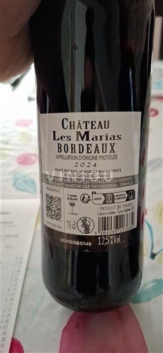 Burdeos Bordeaux Château Les Marias 2024