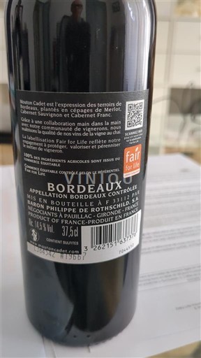 Burdeos Bordeaux Mouton Cadet 2022