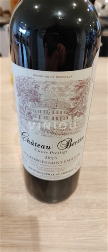 Bordeaux Lussac-saint-émilion Château Bertin Prestige 2023