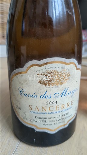 Údolí Loiry Sancerre Domaine Serge Laporte des Mages 2004