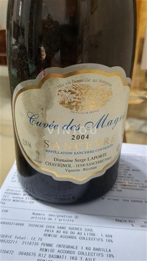 Údolí Loiry Sancerre Domaine Serge Laporte des Mages 2004