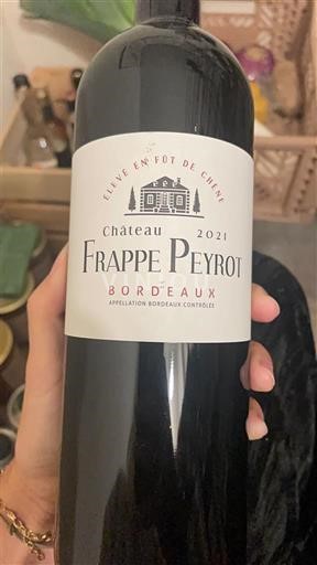 Burdeos Bordeaux Château Frappe Peyrot 2021