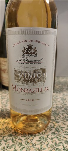 Jihozápad Monbazillac A. Chamvermeil 2010