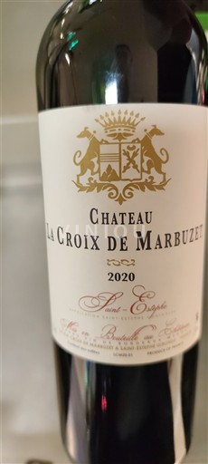 Bordeaux Saint-Estèphe Château La Croix de Marbuzet 2020