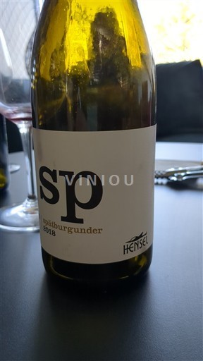 Palatinate Hensel spätburgunder 2018