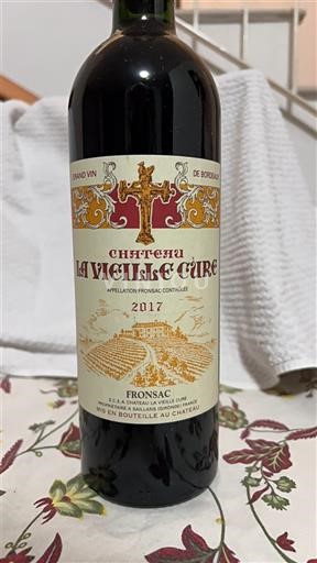 Bordeaux Fronsac Château La Vieille Cure 2017