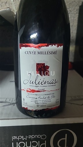 Beaujolais Juliénas Domaine Boulet & Fils Millésimé 2019