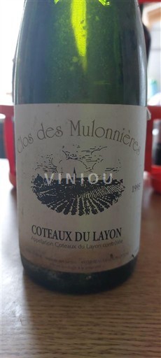 Loirevallei Coteaux du Layon Clos des Mulonnières 1995