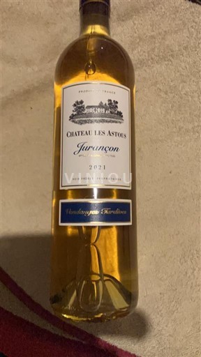 South West Jurançon Château Les Astous Vendanges Tardives 2021