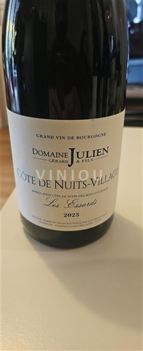 Burgundy Côte de Nuits Villages Domaine Julien (Gérard & Fils) Les Essards 2023