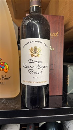 Bordeaux Saint-Émilion Grand Cru Premier Grand Cru Classé Château Beau-Séjour Bécot 2016