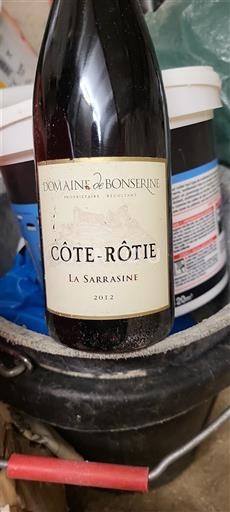 Thung lũng Rhône Côte-rôtie Domaine Bonserine La Sarrasine 2012