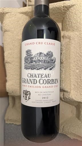 Bordeaux Saint-Émilion Grand Cru Grand Cru Classé Château Grand Corbin 2012