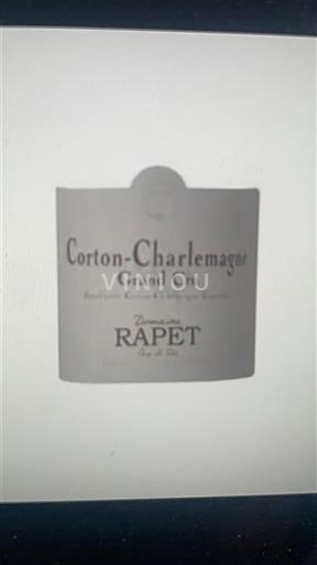 Borgonha Corton-charlemagne Grand Cru Domaine Rapet 2023