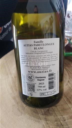 Languedoc và Roussillon Thành phố Carcassonne Famille Auzias Paretlongue Blanc 2023