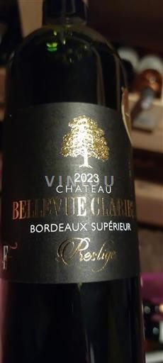 Bordeaux Bordeaux superiore Château Bellevue Claribes Prestige 2023