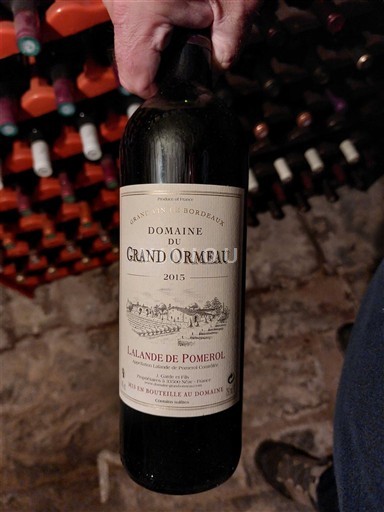 Bordeaux Lalande-de-pomerol Domaine Grand Ormeau 2015