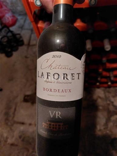 Burdeos Bordeaux Château Laforet VR 2010