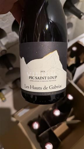 Rượu vang Rouge sec Les Hauts de Gabriac 2024 Pháp Languedoc Pic-saint-loup AOC