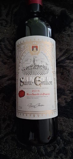 Bordeaux Saint-Émilion Pierre Chanau 2015