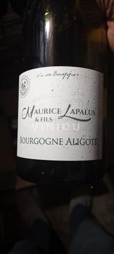 Burgundy Bourgogne Aligoté Maurice Lapalus & Fils 2022