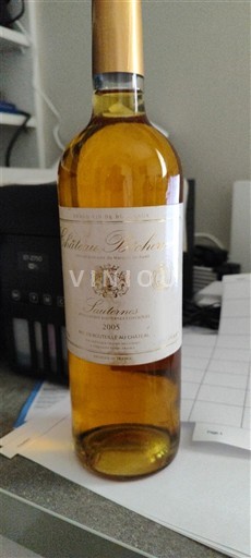 Bordeaux Sauternes Château Bechereau 2005