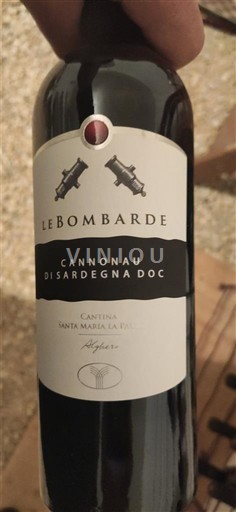 Sardinia Cannonau de Sardaigne Cantina Santa Maria La Palma Le Bombarde 2023