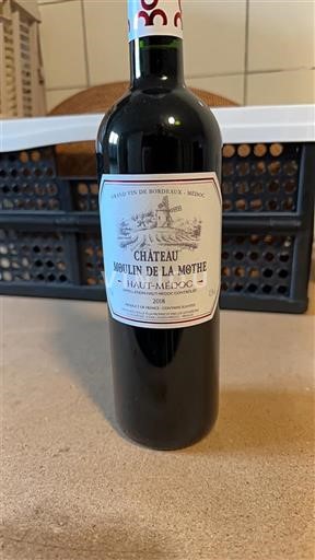 Bordeaux Haut-Médoc Château Moulin de la Mothe 2018