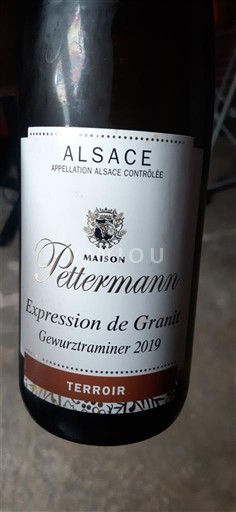Alsace Maison Pettermann Expression de Granit 2019