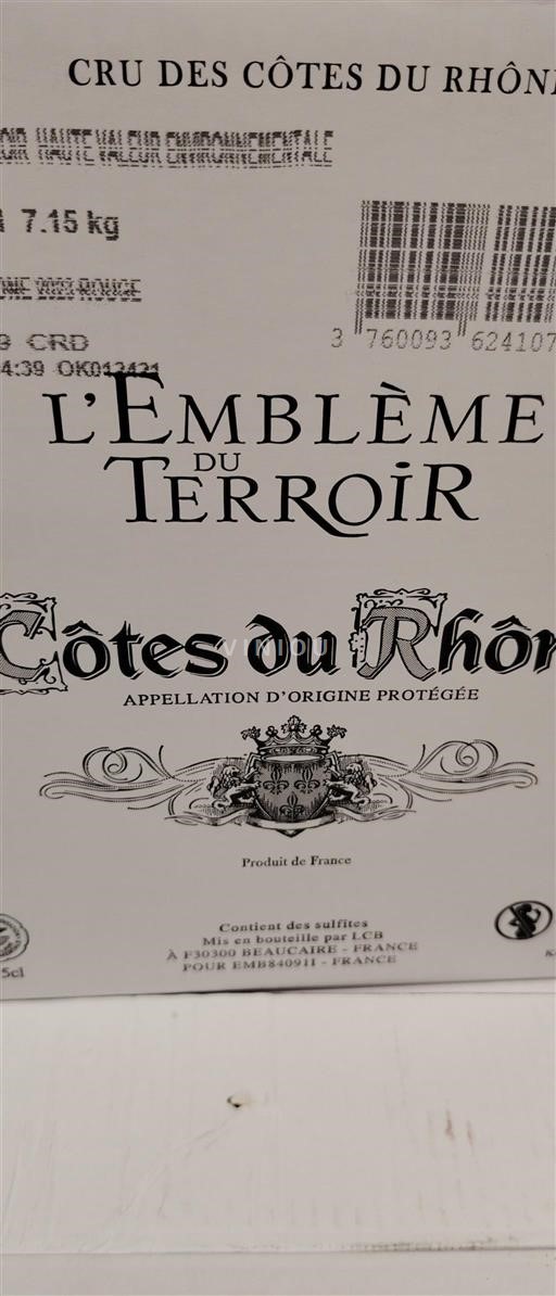 Rhône Valley Côtes du Rhône L'Emblème du Terroir Non-Vintage