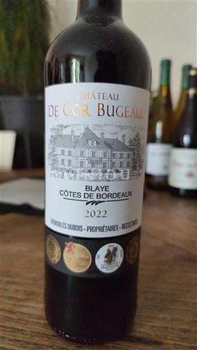 Bordeaux Blaye-Côtes-de-Bordeaux Château Cor Bugeaud 2022