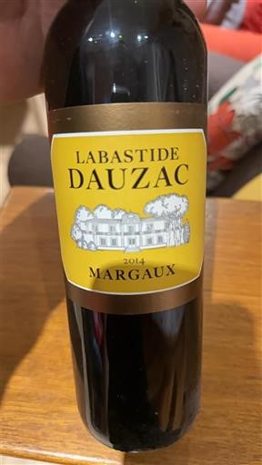 Bordeaux Margaux Labastide Dauzac 2014