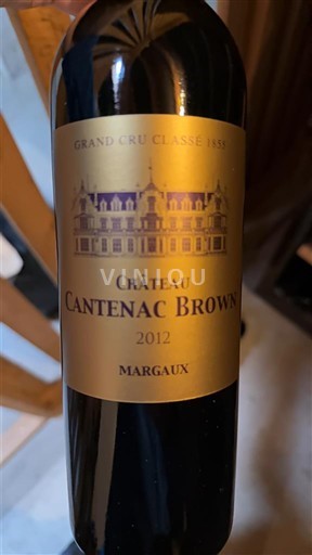 Bordeaux Margaux Château Cantenac CANTENAC BROWN 2012