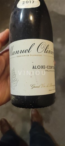 Bourgogne Aloxe-Corton Manuel Olivier 2017