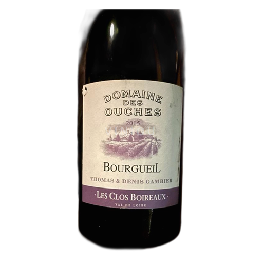 Loiren laakso Bourgueil Domaine Des Ouches CLOS BOIREAU 2015