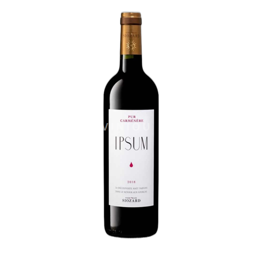 Bordeaux Vignoble Siozard Ipsum pur Camenere 2022