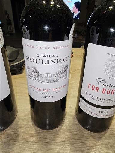 Bordeaux Côtes de Bourg Château Moulineau 2023
