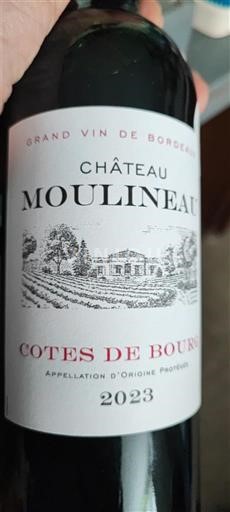 Bordeaux Côtes-de-bourg Château Moulineau 2023