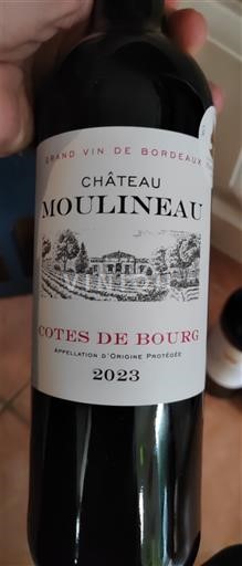 Bordeaux Côtes-de-bourg Château Moulineau 2023